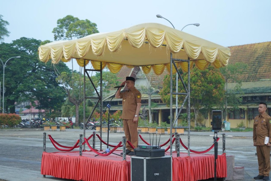 Usai Libur Lebaran, Bupati Herman Tegaskan Disiplin dan Kualitas Pelayanan ASN Inhil