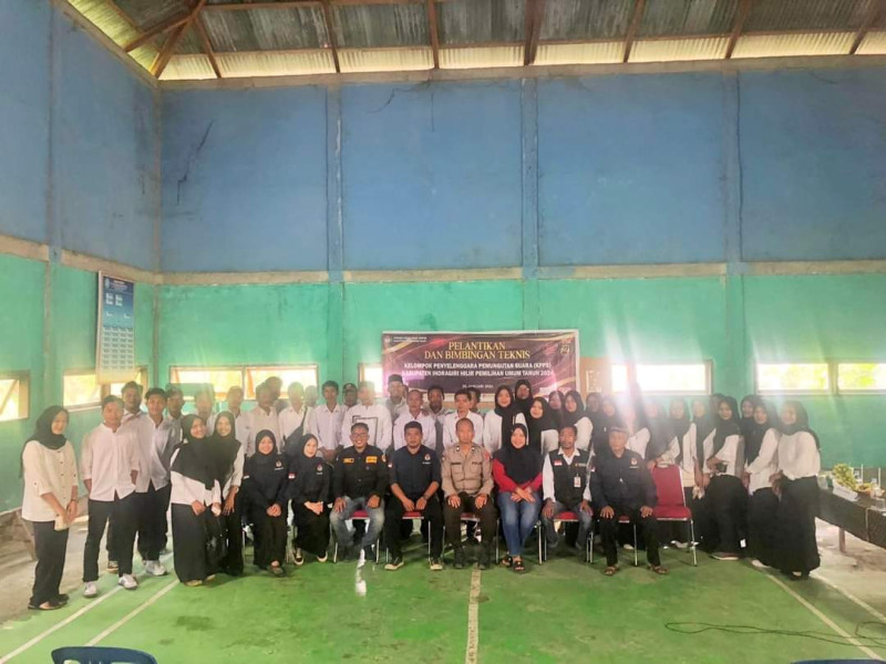 KPPS Kemuning Tua Dilantik dan Gelar Bimtek
