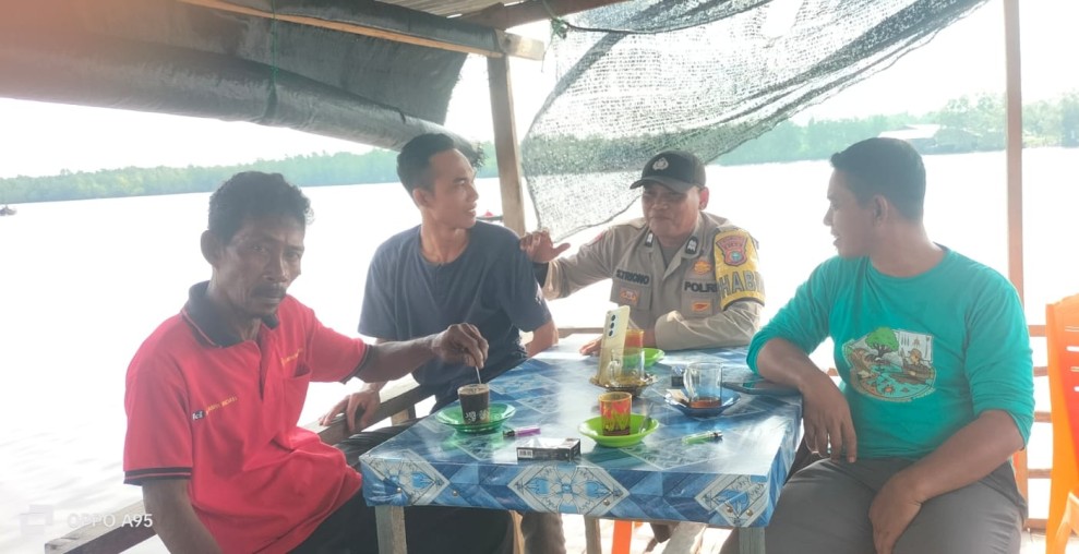 Bhabinkamtibmas Desa Bakau Aceh Koordinasi Pendataan Lahan Jagung