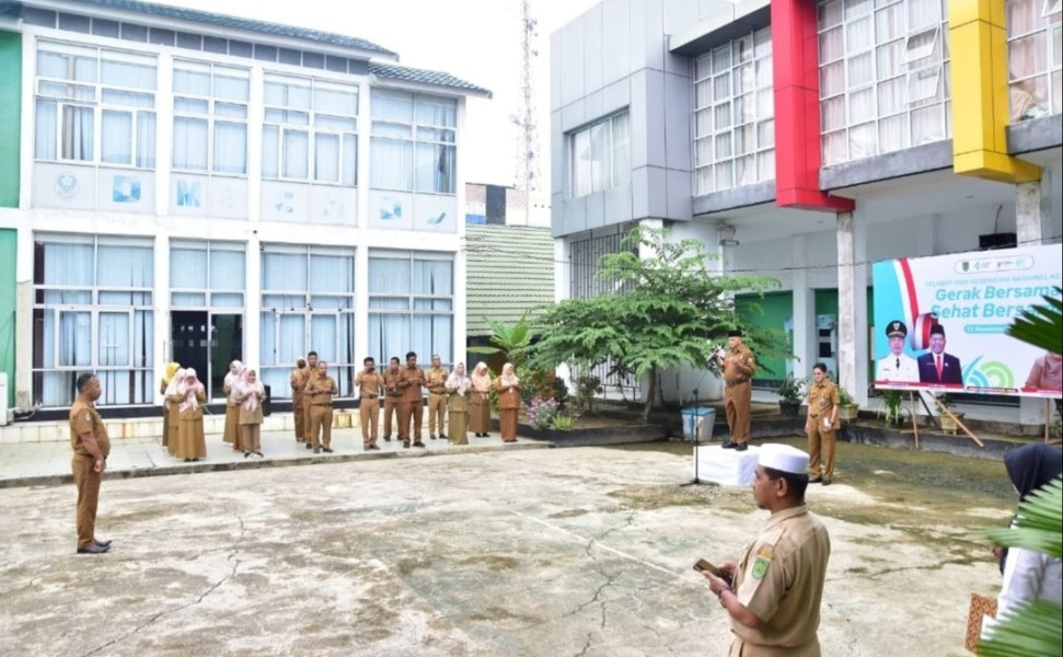 Dinkes Inhil Sukseskan HKN Ke-60