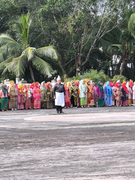 Kabid SD dan GTK Disdik Inhil Jadi Komandan Upacara Peringatan Hardinas  Tahun 2024