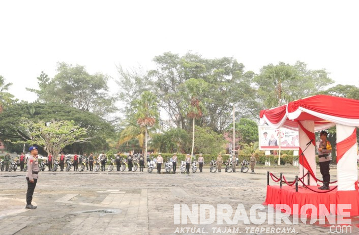 Kapolres Inhil Pimpin Apel gelar Pasukan Operasi Mantap Praja Lancang Kuning 2024*