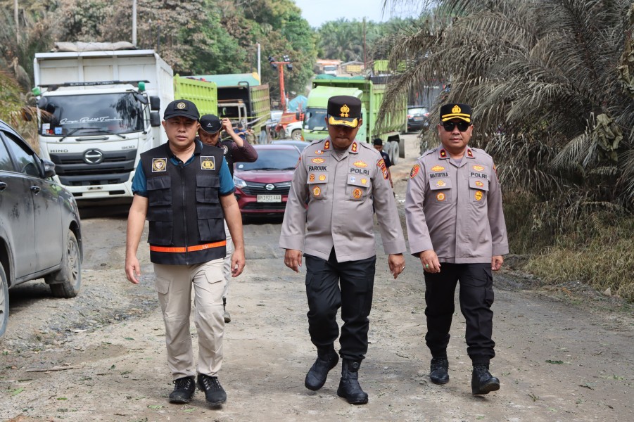 Polres Inhil Gandeng Bidlabfor Polda Riau, Selidiki Dugaan Ledakan Pipa Gas PT TGI