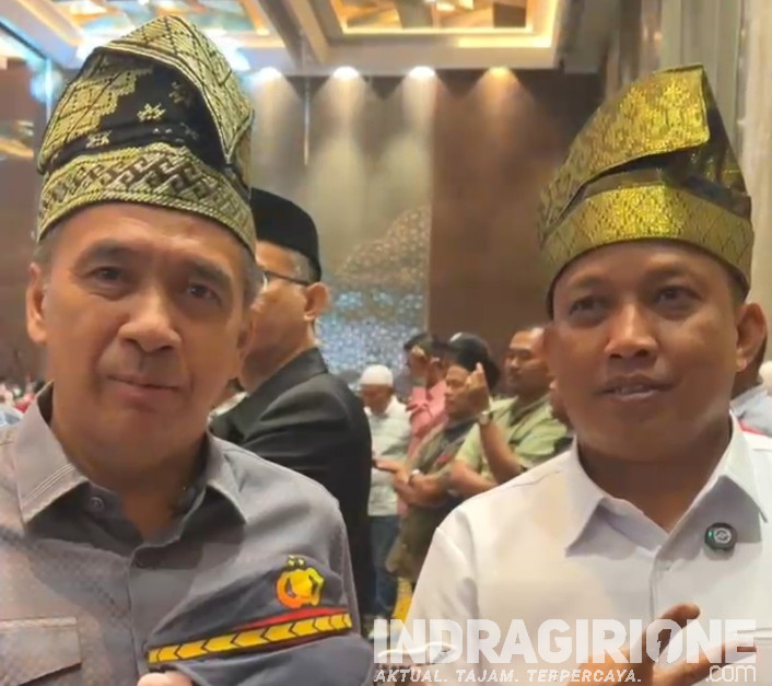 Paslon Bupati Inhil Fermadani Ikuti Deklarasi Damai di Polda Riau