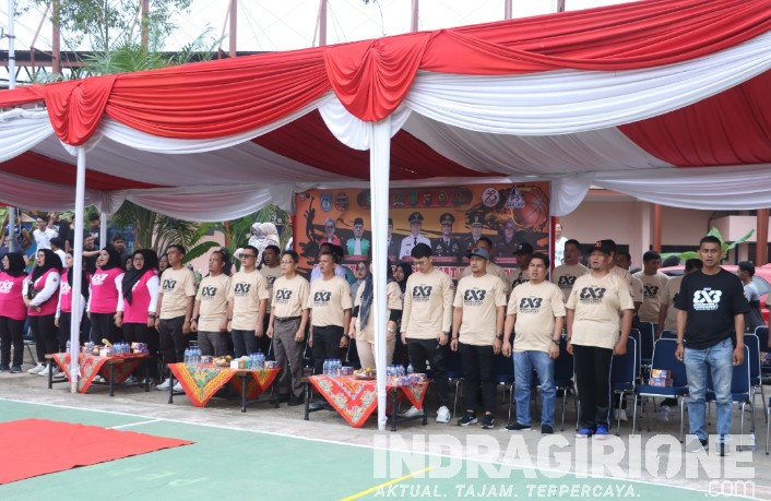 Kadis Porabudpar Inhil Hadiri Pembukaan Turnamen Basket Ball Kapolres Inhil