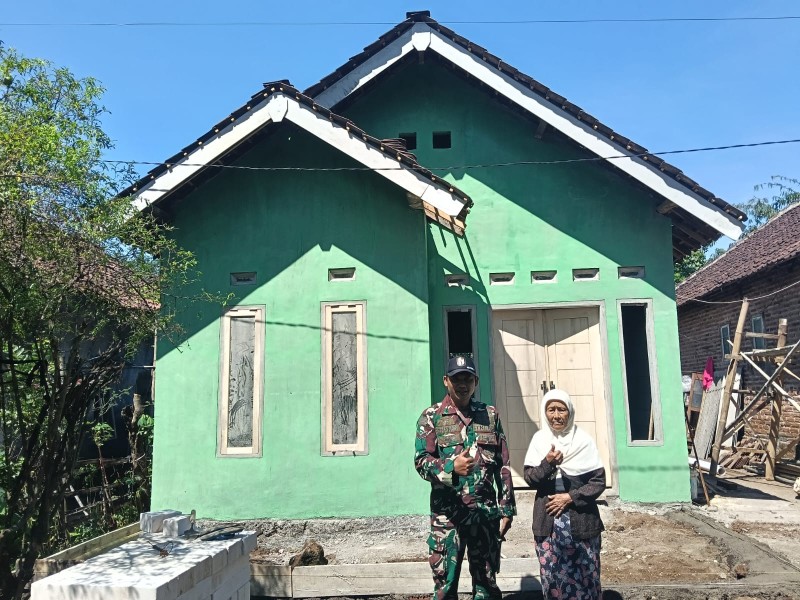 Pembangunan 8 RTLH Selesai Warga Desa Brabe Rasakan Manfaatnya.