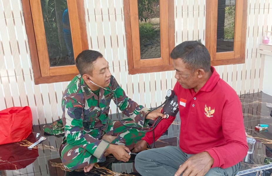 TMMD 129 Bojonegoro: Hadirkan Senyum Sehat Warga Lewat Layanan Kesehatan Gratis
