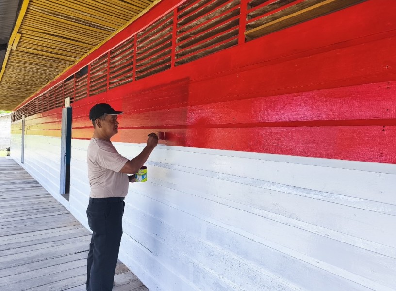 Progres Hari ke-11 Pembangunan Jembatan Merah Putih Presisi Capai 100 Persen
