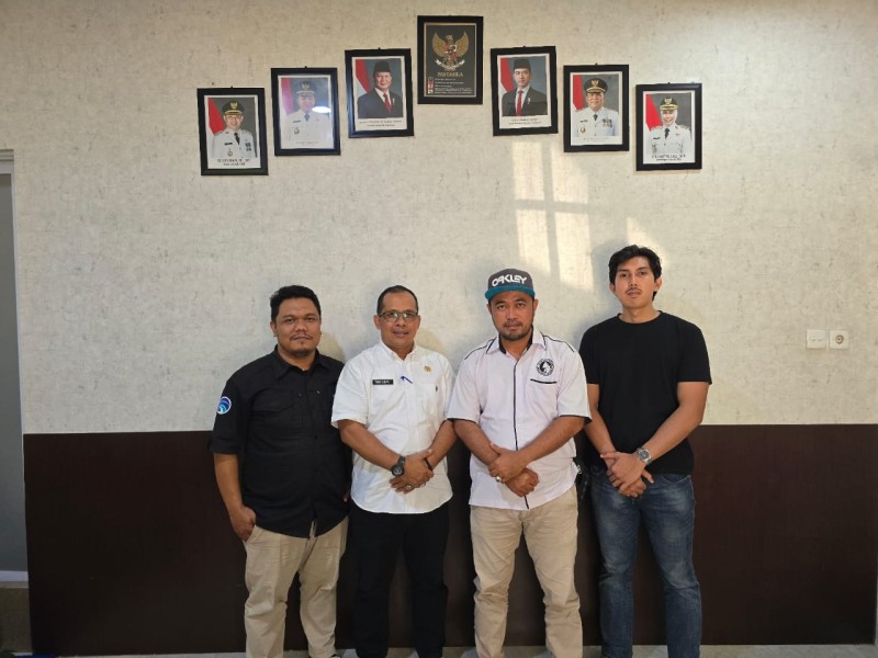 Polres Inhil Dukung Seruan Kapolda Riau, Koordinasi Dengan Diskominfopers Untuk Sebarluaskan Himbauan Karhutla