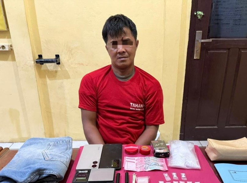 Edarkan Narkoba, Warga Desa Pasir Ringgit Diringkus Polisi