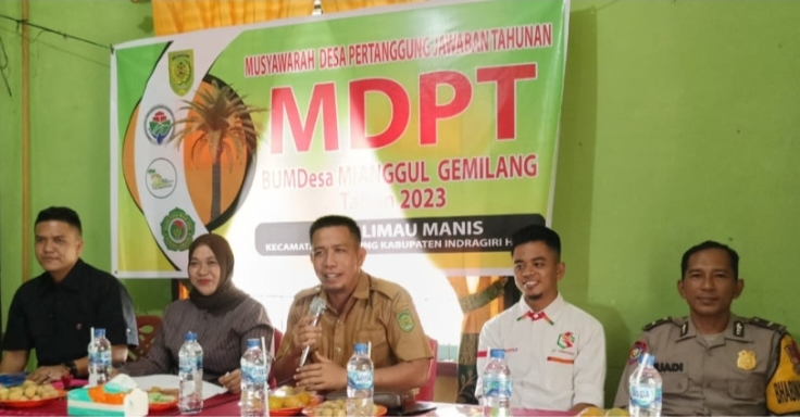Pemdes Limau Manis Gelar MDPT BUMDes, Hasilkan Laba 7,4 Juta Tahun 2023