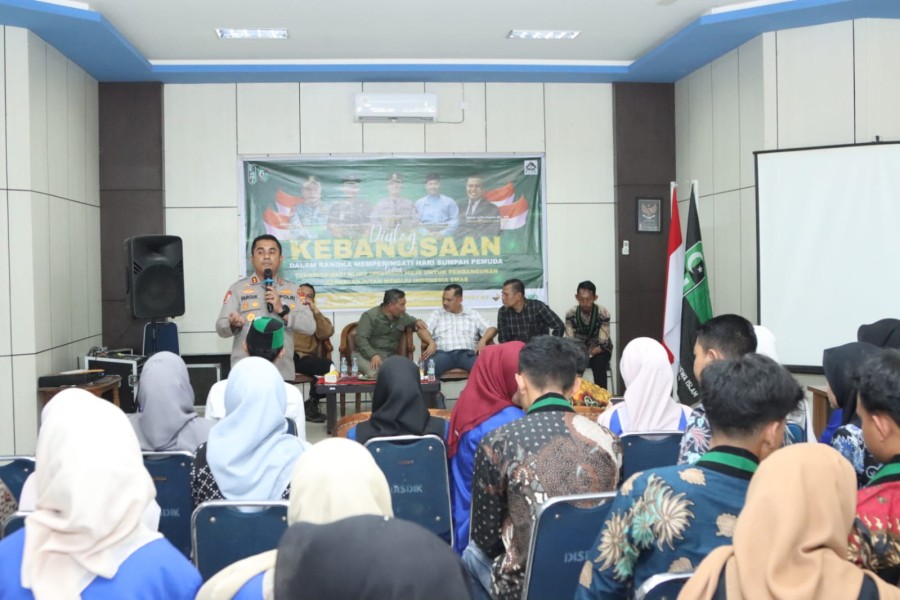 Kapolres Indragiri Hilir Jadi Keynote Speaker dalam Dialog Kebangsaan HMI Tembilahan