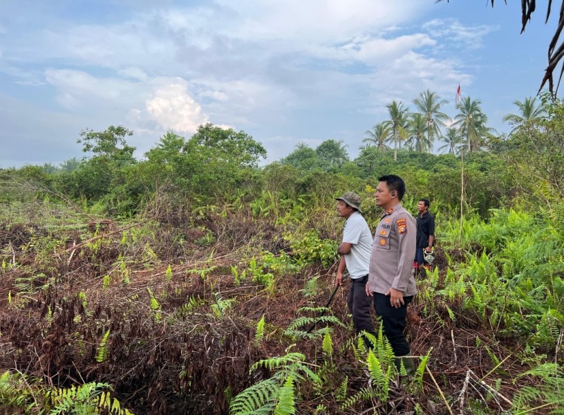 Polsek Mandah Koordinasi Bersama Masyarakat Desa Bente Dukung Program Swasembada Ketahanan Pangan