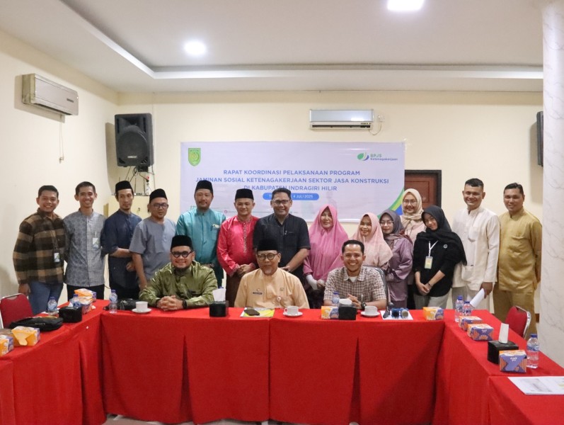 Pemkab Inhil Tekankan Kontraktor Untuk Mendaftarkan Karyawannya ke BPJS Ketenagakerjaan