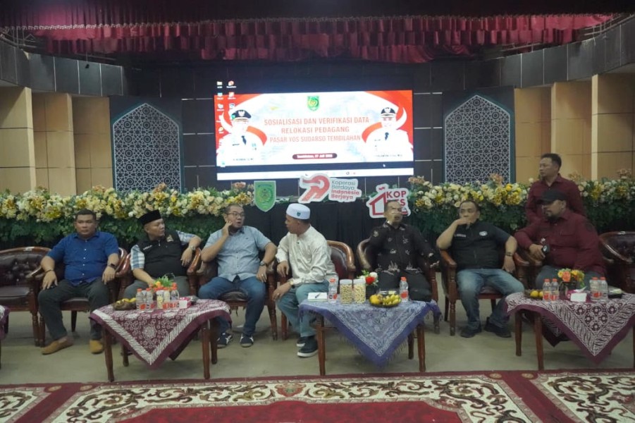 Bupati Herman Pastikan Relokasi Pedagang Pasar Yos Sudarso Berjalan Adil dan Transparan