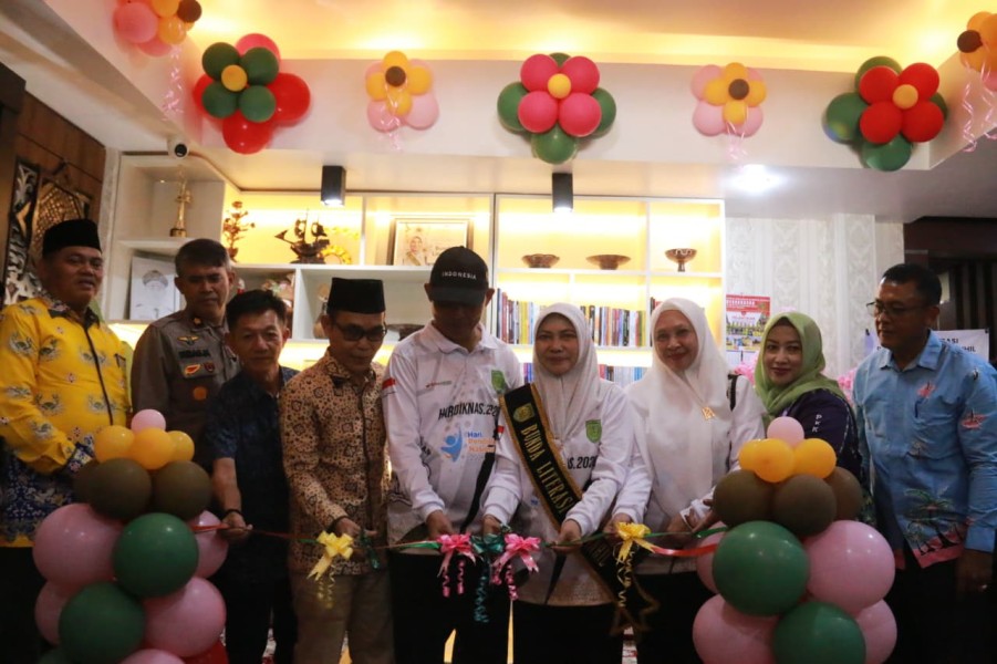 Penguatan Literasi di Inhil, Bunda Literasi Dorong OPD Hadirkan Pojok Baca