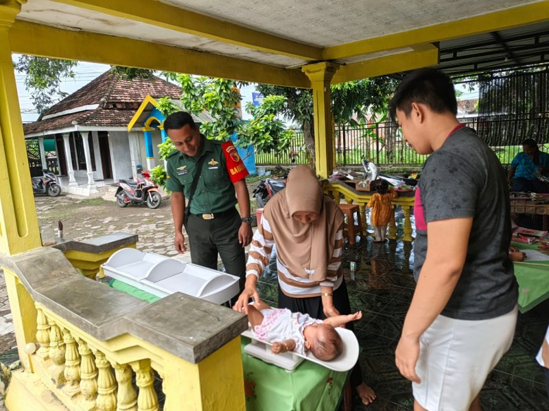Serda Hermawan Dampingi Pelaksanaan Posyandu Balita