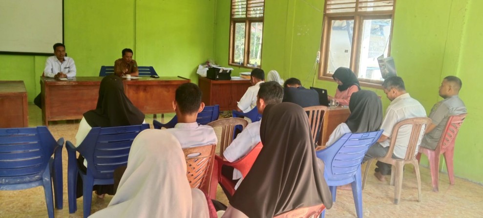 Pemerintah Desa Talang Jangkang Lakukan Rapat Internal di Awal Bulan