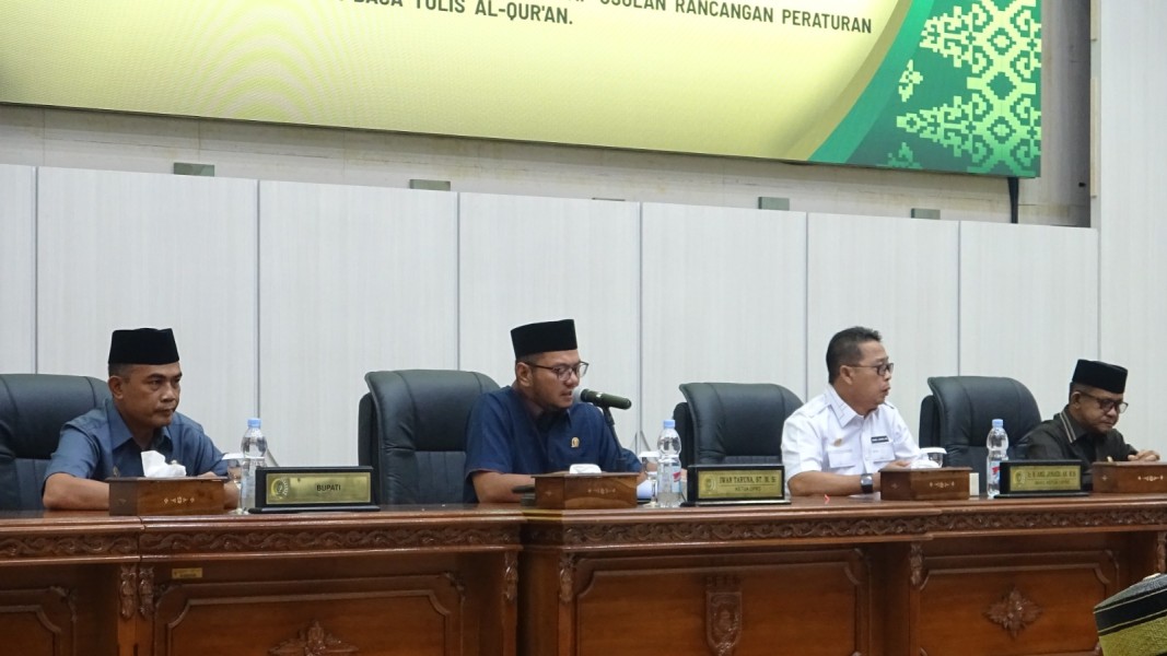 Bupati Inhil Hadiri Rapat Paripurna ke 30 Tahun 2025