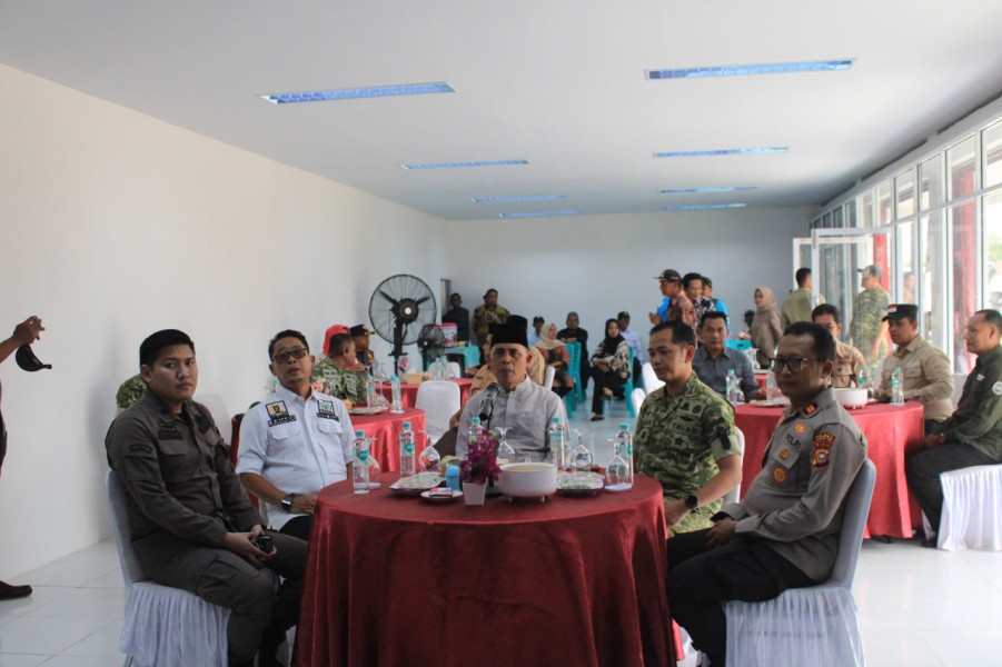 Wakil Ketua I DPRD Inhil Hadiri Vidcon Launching Titik KDKMP di Wilayah Kodim 0314/Inhil