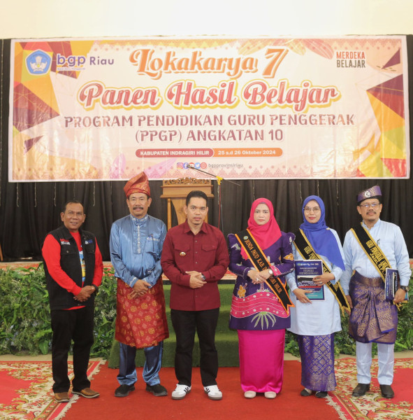 Pj Bupati Inhil H. Erisman Yahya Hadiri Panen Hasil Belajar Program Pendidikan Guru Penggerak Angkatan Sepuluh