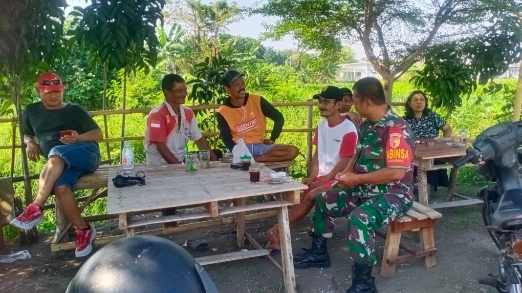 Kopka Sutrisno Lakukan Komsos dengan Warga Desa Mojoduwur