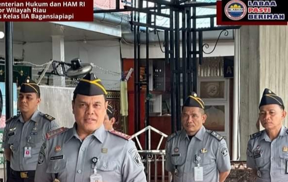 Lapas Kelas IIA Bagansiapiapi Rutin Melaksanakan Program Pembinaan Narapidana