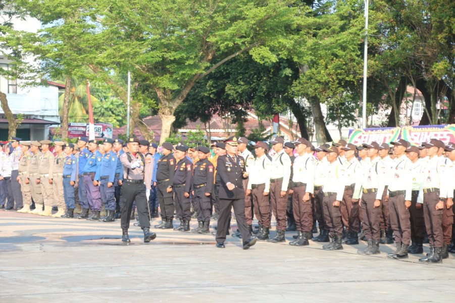 Polres Inhu Peringati Hari Bhayangkara ke-80 di RTH Beringin Rengat