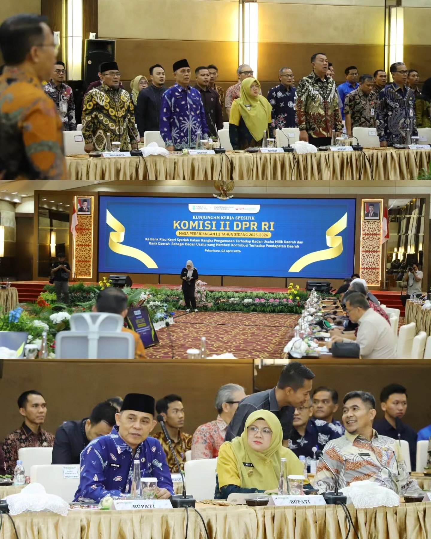 Bupati Inhil Menghadiri Pertemuan Komisi II DPR RI Dengan Pemprov dan  Pemda Se Prov. Riau