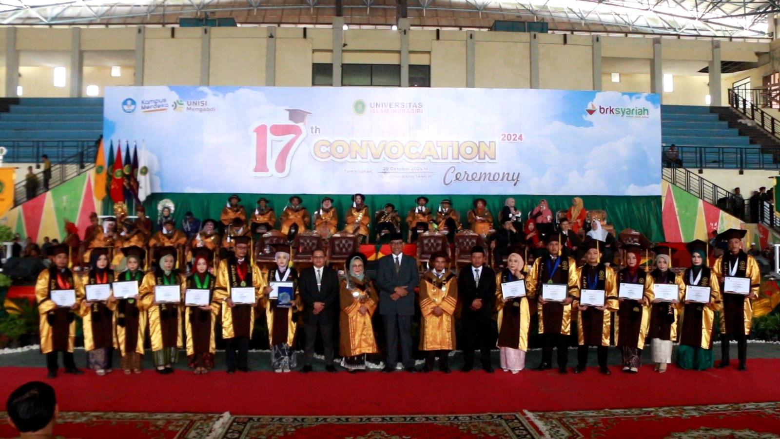 Pj Inhil hadiri Convocation Universitas Islam Indragiri  ke 17