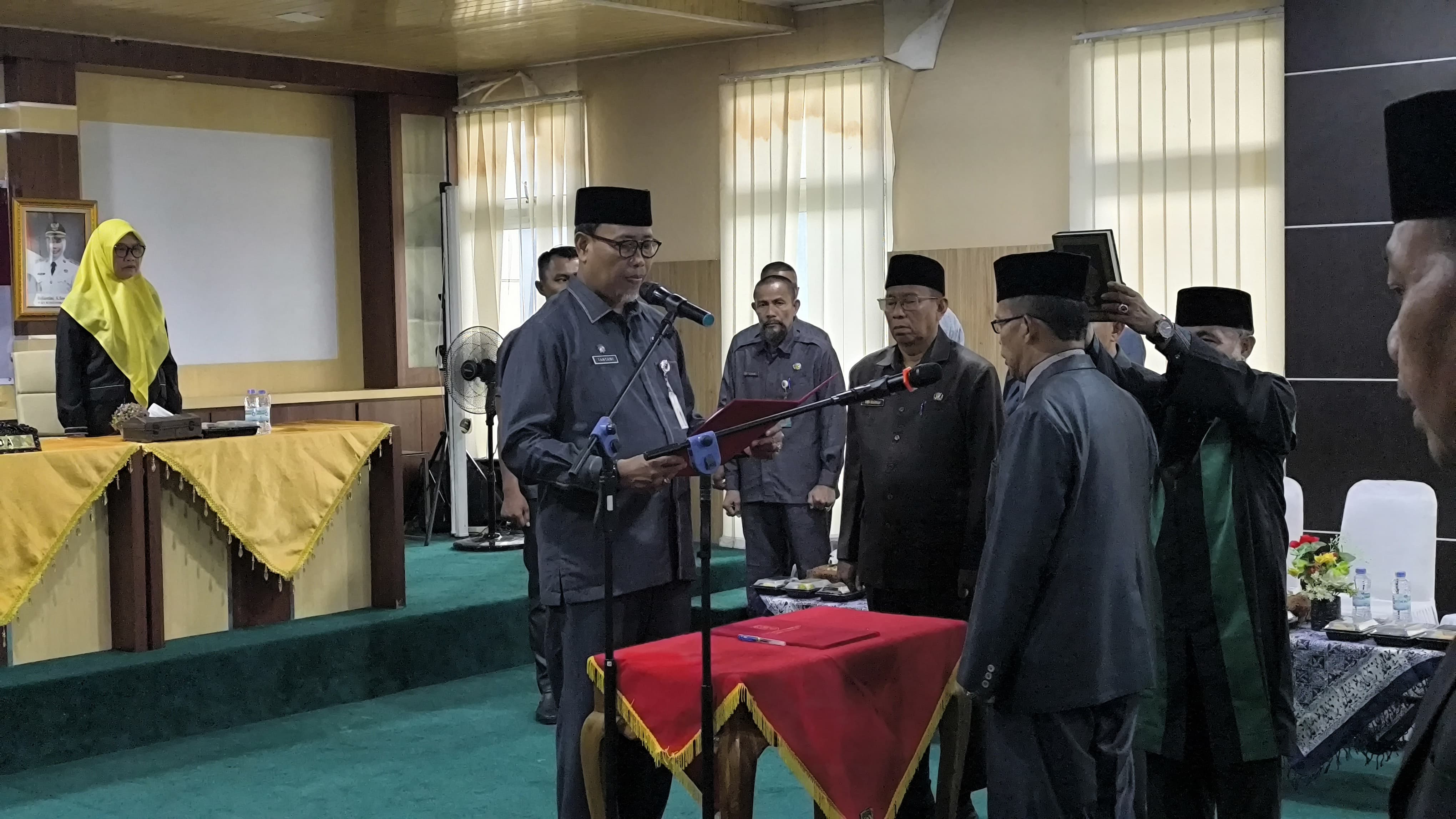 Bupati Inhil Hadiri Pelantikan Pejabat Fungsional, Mari Tingkatkan Kinerja Bersama