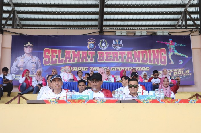 Kadis Porabudpar Inhil Hadiri Pembukaan Kapolres Inhil Cup II