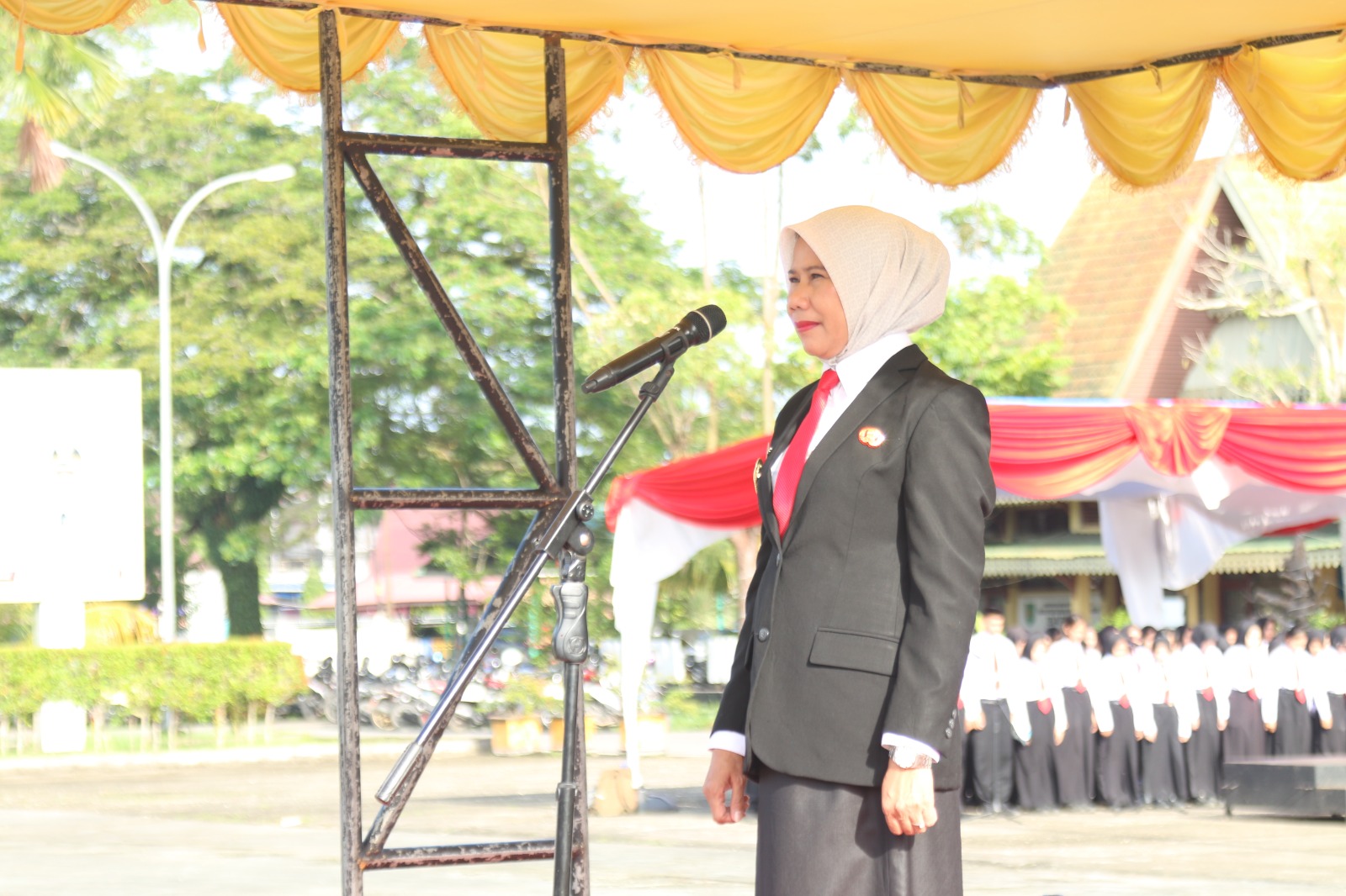 Wabup Inhil Yuliantini Pimpin Upacara Hari Kebangkitan Nasional Ke 117