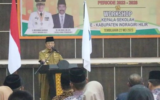 Bupati Inhil H. Muhammad Wardan Hadiri Pelantikan K3SD Kabupaten Inhil