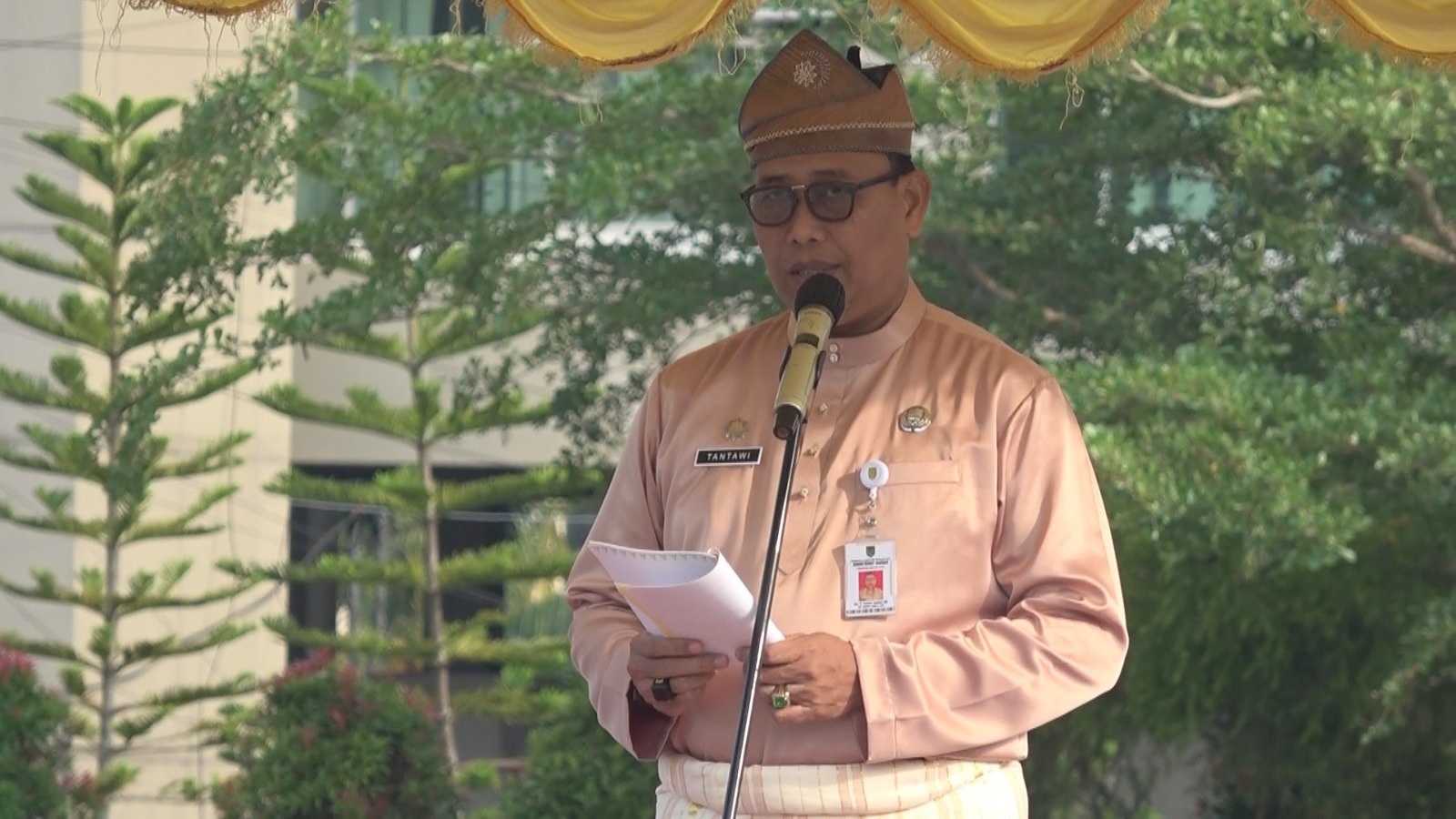 Pemkab Inhil Gelar Apel Peringatan Hari Jadi Provinsi Riau ke 68