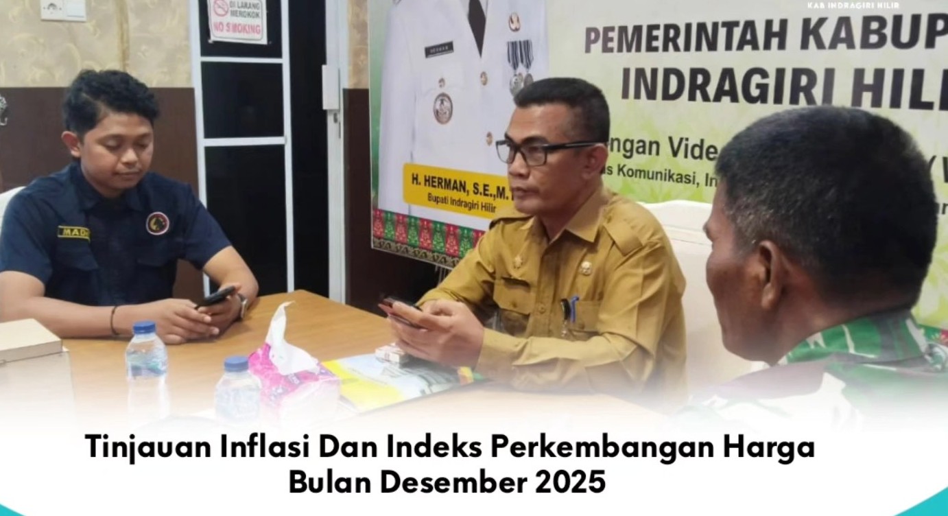 Pemkab Inhil Ikuti Rakornis Pengendalian Inflasi Daerah 2025 yang Digelar Kemendagri