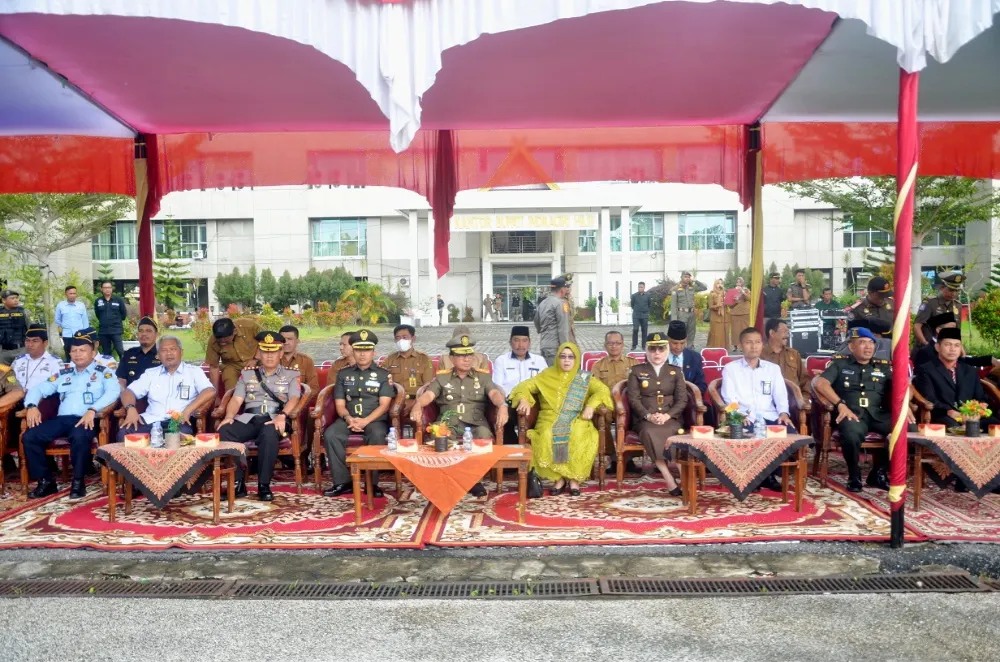 Bupati Inhil Pimpin Upacara Peringatan HUT Satpol PP Ke - 73