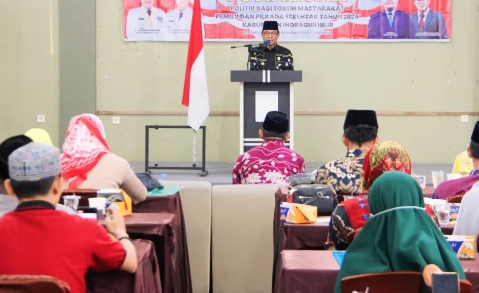Jelang Pemilu 2024, Bupati Inhil H. M Wardan Buka Sosialisasi Pendidikan Politik Bagi Tokoh Masyarakat