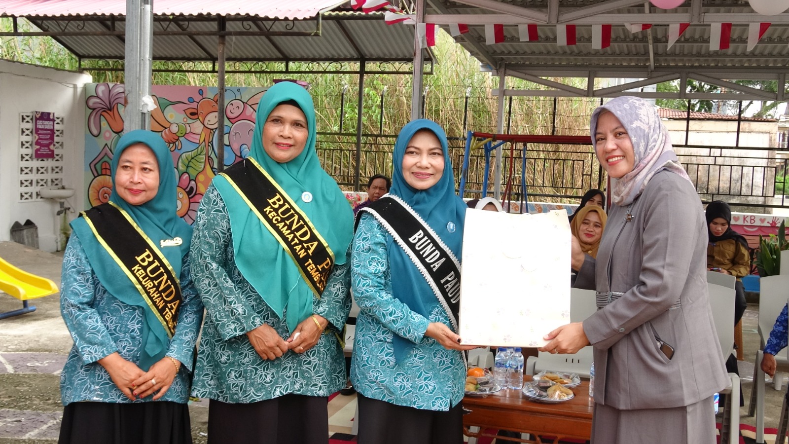 Wujudkan PAUD berkualitas, Bunda PAUD Katerina Susanti Herman, sambangi TK Viedu Inklusi di Jalan Kembang Tembilahan