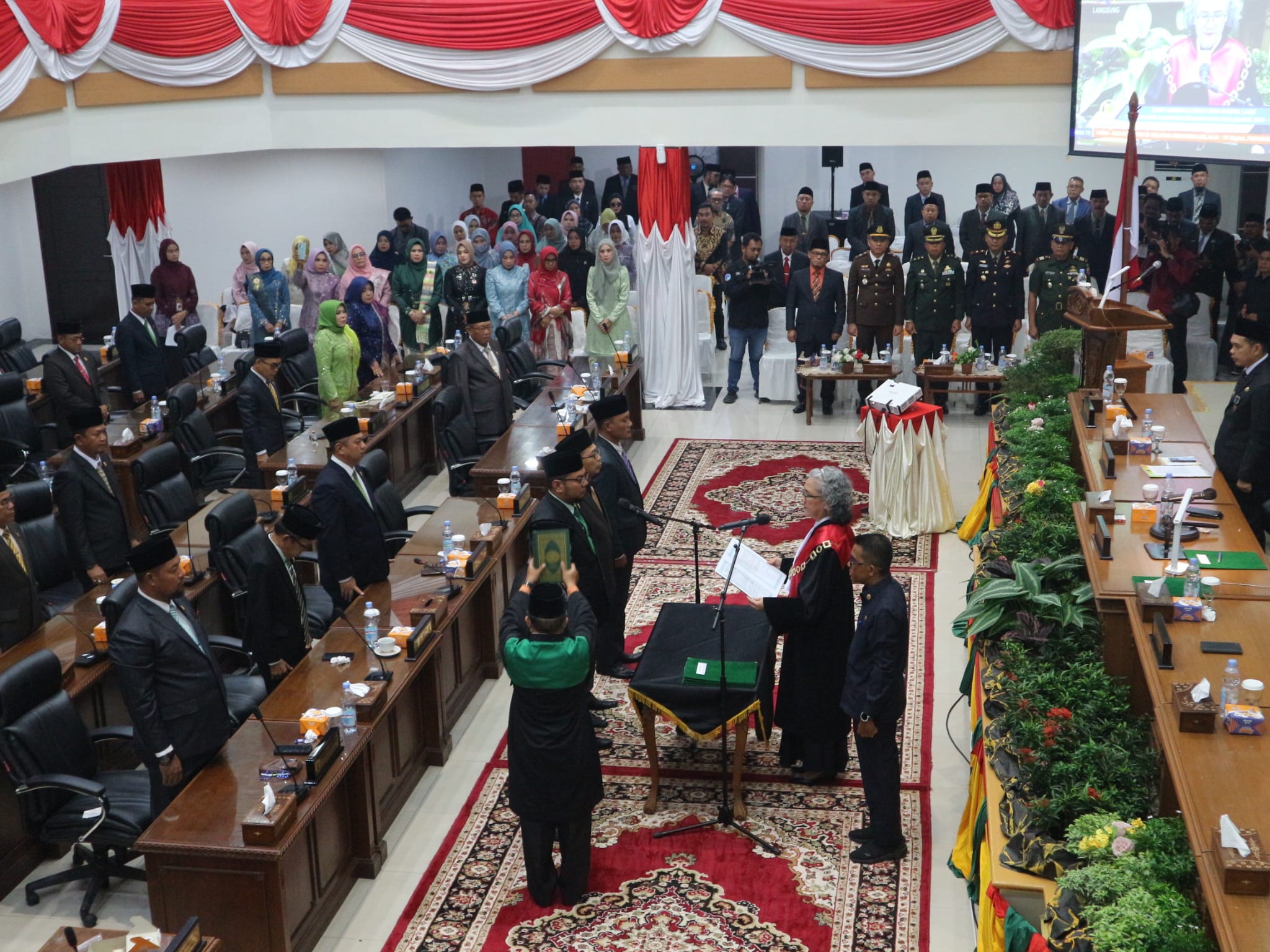 Pimpinan DPRD Inhil Periode 2024-2029 Resmi Dilantik