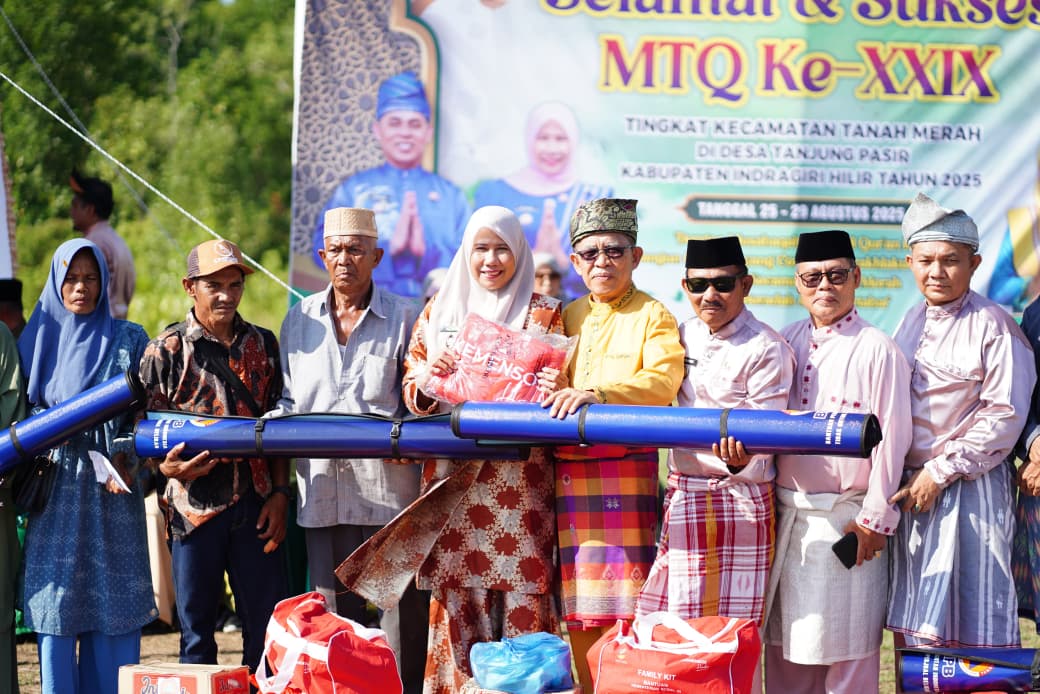 Wakil Bupati Inhil Resmi Membuka MTQ ke-29 Kecamatan Tanah Merah