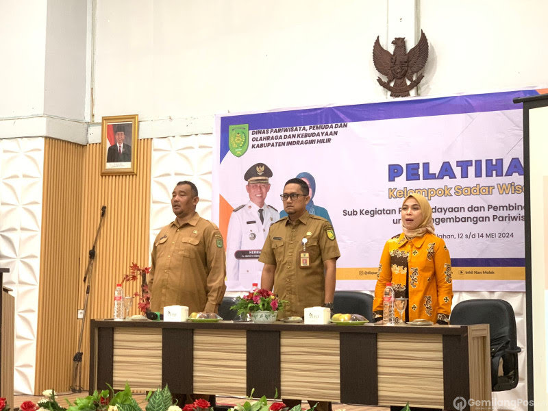 Disparporabud Inhil Gelar Pelatihan Kelompok Sadar Wisata untuk Pengembangan Pariwisata