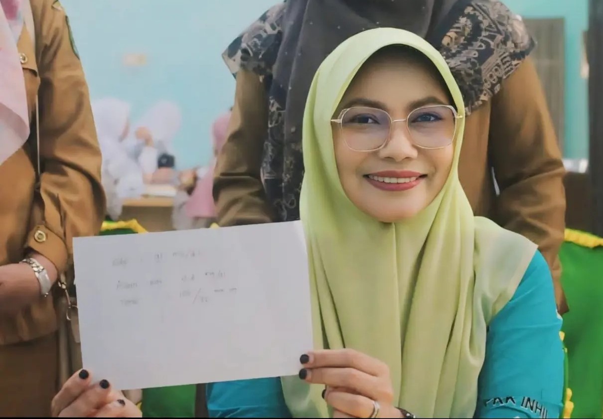 Bersempena Hari Kartini Ke-146 PJ. Ketua TP PKK Inhil Hadiri Kegiatan Pemeriksaan Kesehatan