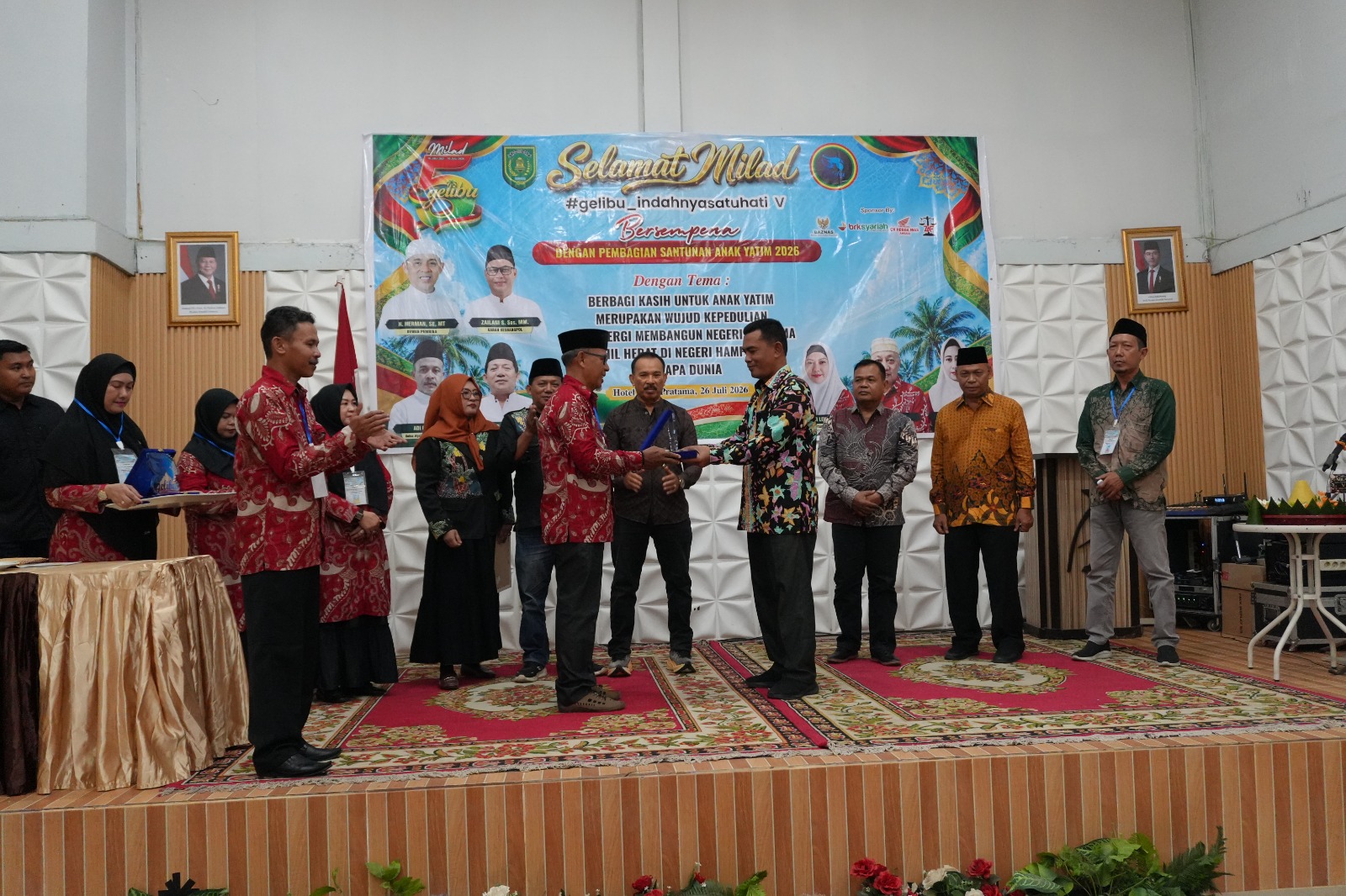 Bupati Inhil Apresiasi Komitmen Gelibu_Indahnyasatuhati dalam Aksi Sosial