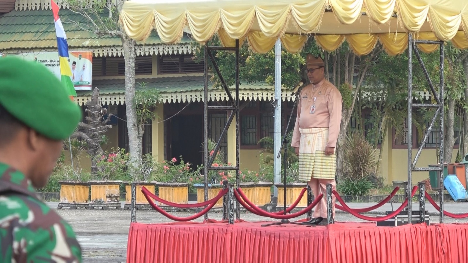 Pemkab Inhil Gelar Apel Peringatan Hari Jadi Provinsi Riau ke 68