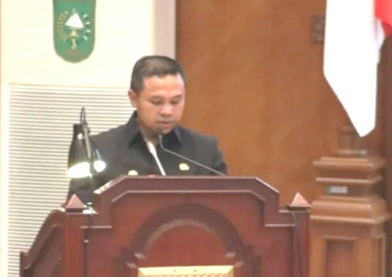 Rapat Paripurna Penyampaian Pidato Perdana Gubernur Digelar di DPRD Riau