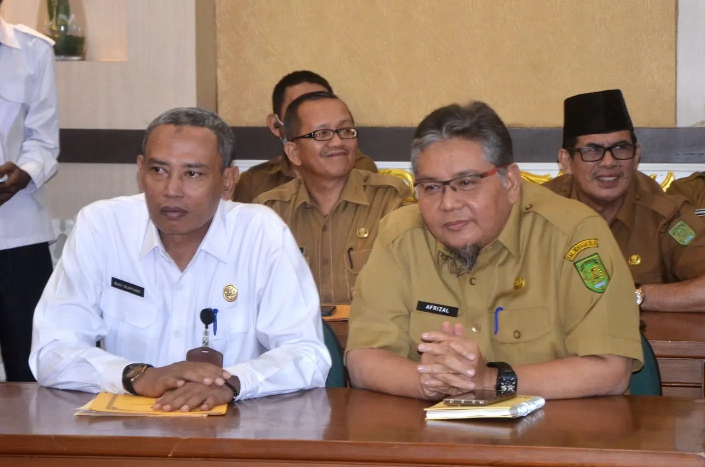 Sekda Inhil Menghadiri Acara Komitmen Pembahasan Persiapan Pemilihan KDH dan Wakil KDH Serentak  Tahun 2024