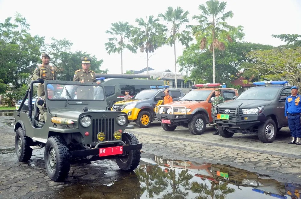 Bupati Inhil Pimpin Upacara Peringatan HUT Satpol PP Ke - 73
