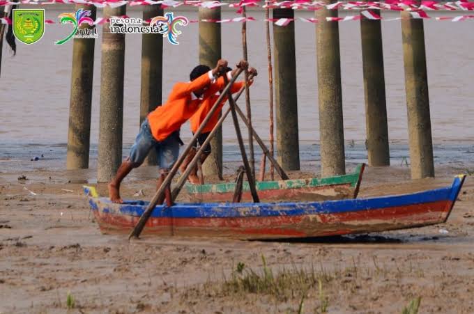 GALERI: Pacu Sampan Leper, Festival yang Ditunggu-tunggu