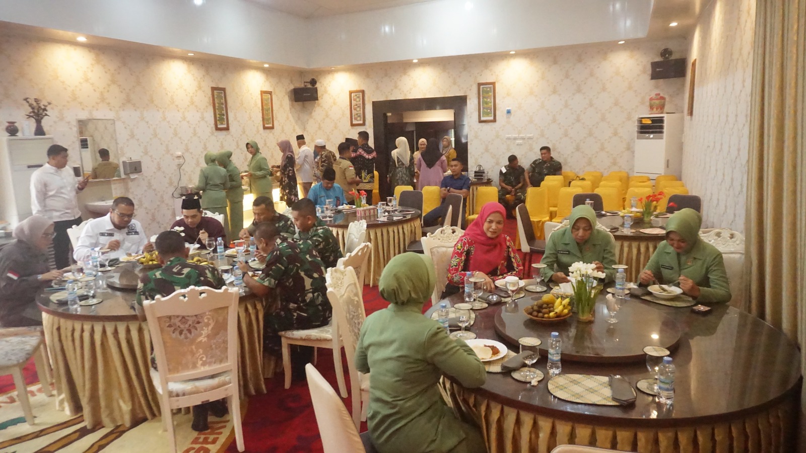 Pj Bupati Inhil Gelar Sarapan Pagi Bersama Danrem 031/Wira Bima